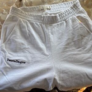 Favorite Daughter White Lounge Pants